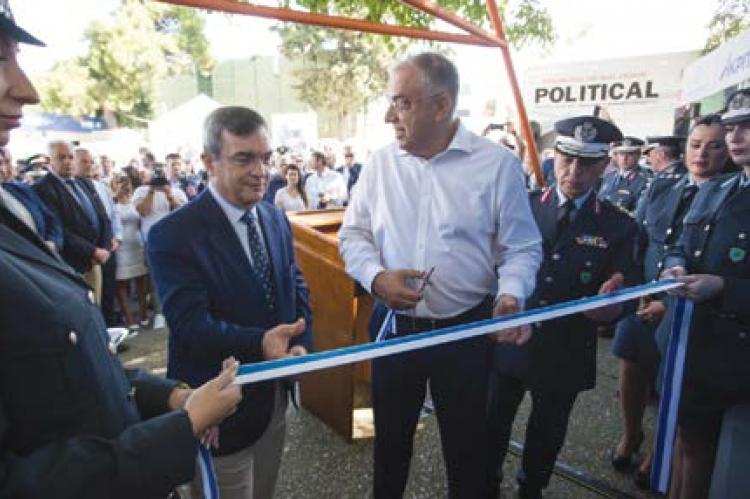 Εγκαίνια Πληροφοριακού Κέντρου της Ελληνικής Αστυνομίας στην 86η Διεθνή Έκθεση Θεσσαλονίκης