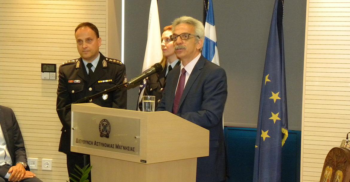 O Γενικός Γραμματέας Δημόσιας Τάξης και ο Αρχηγός της Ελληνικής Αστυνομίας εγκαινίασαν την Έκθεση Αστυνομικών Κειμηλίων της Διεύθυνσης Αστυνομίας Μαγνησίας