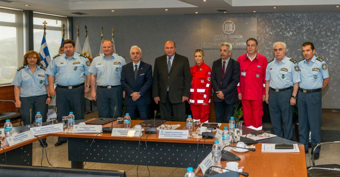 Σύμφωνο συνεργασίας μεταξύ του Υπουργείου Προστασίας του Πολίτη και του Ελληνικού Ερυθρού Σταυρού 