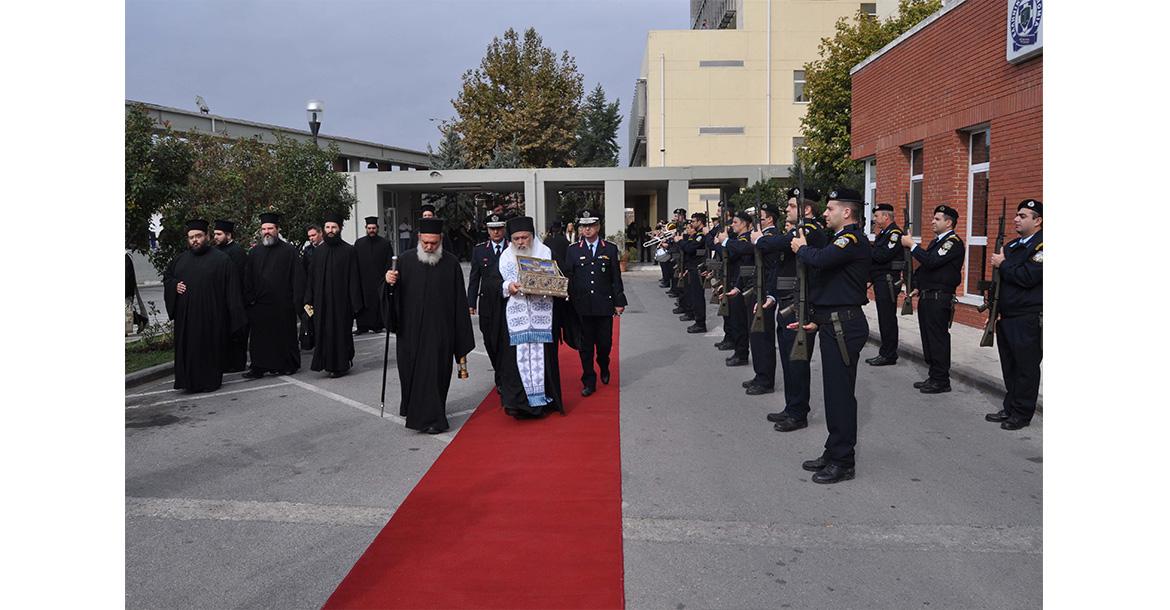 ΠΡΑΓΜΑΤΟΠΟΙΗΘΗΚΕ ΥΠΟΔΟΧΗ ΤΗΣ ΤΙΜΙΑΣ ΖΩΝΗΣ ΤΗΣ ΥΠΕΡΑΓΙΑΣ ΘΕΟΤΟΚΟΥ ΣΤΟ ΑΣΤΥΝΟΜΙΚΟ ΜΕΓΑΡΟ ΘΕΣΣΑΛΟΝΙΚΗΣ