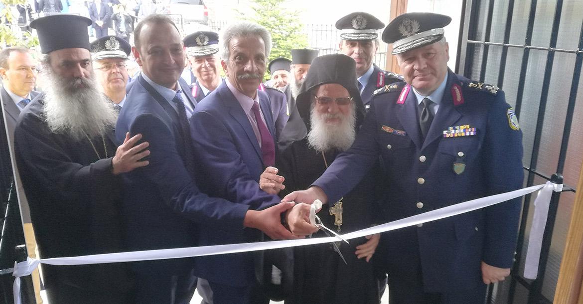 O Γενικός Γραμματέας Δημόσιας Τάξης και ο Αρχηγός της Ελληνικής Αστυνομίας παρέστησαν στην τελετή αγιασμού του Αστυνομικού Τμήματος Νοτίου Πηλίου