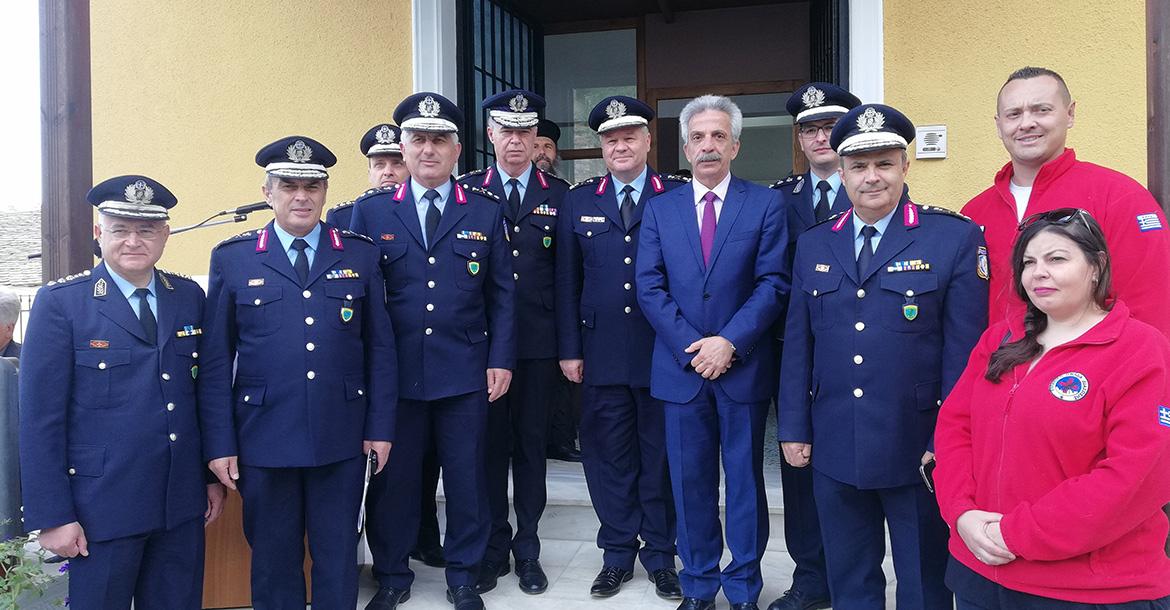 O Γενικός Γραμματέας Δημόσιας Τάξης και ο Αρχηγός της Ελληνικής Αστυνομίας παρέστησαν στην τελετή αγιασμού του Αστυνομικού Τμήματος Νοτίου Πηλίου