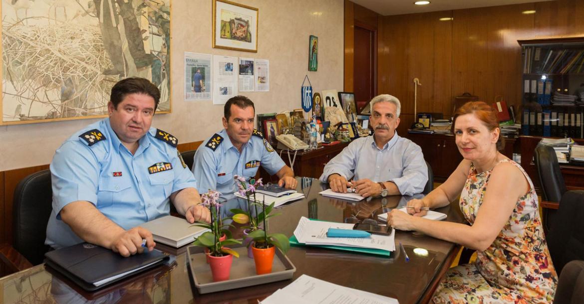 Συνάντηση του Γενικού Γραμματέα Δημόσιας Τάξης με την ειδική γραμματέα για την κοινωνική ένταξη των Ρομα 