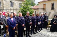 O Γενικός Γραμματέας Δημόσιας Τάξης και ο Αρχηγός της Ελληνικής Αστυνομίας παρέστησαν στην τελετή αγιασμού του Αστυνομικού Τμήματος Νοτίου Πηλίου