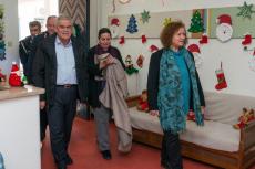 Στο Κέντρο Βρεφών «Μητέρα» και στο Κέντρο «Ανοιχτή Αγκαλιά» προσέφερε η Ελληνική Αστυνομία διάφορα είδη.